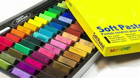 Mungyo Soft Pastel 64 Set Review And Pastel Demonstration Youtube