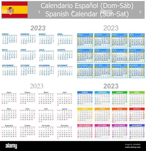 2023 Calendario Español Cut Out Stock Images And Pictures Alamy