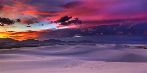 Silica Sunset White Sands National Monument New Mexico Fine Art