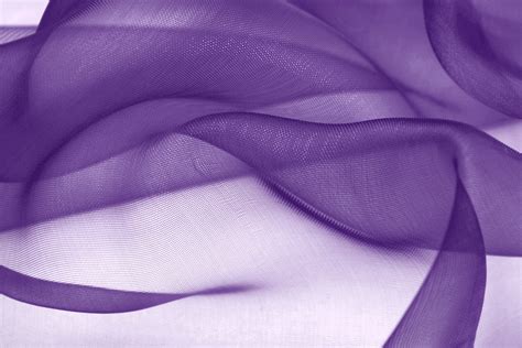 Organza Purple Yes Fabrics