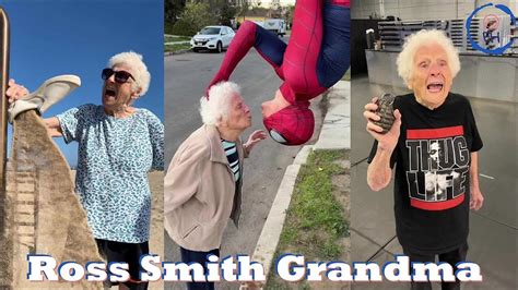 Funny Ross Smith Grandma Tik Tok 2023 Try Not To Laugh Watching Ross