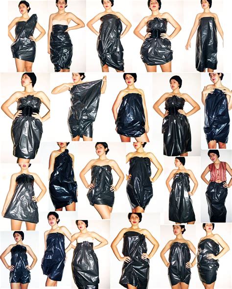 Afbeeldingsresultaat Voor Garbage Bag Dress Recycled Dress Trash Bag