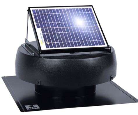New Solar Powered Attic Fan Ventilator Roof Air Vent Roof Mounted