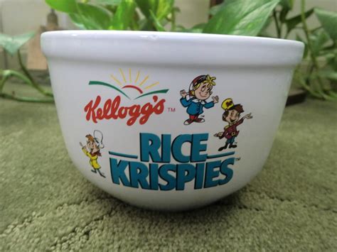 Vintage Kelloggs Rice Krispies Cereal Bowl
