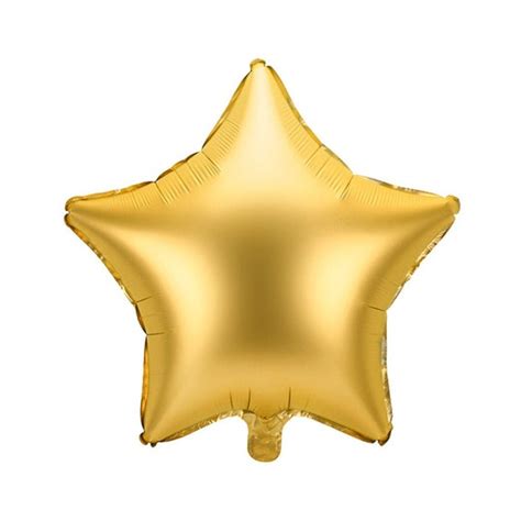 Matte Gold Star Foil Balloon 19in New Years Eve Party Etsy