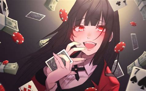 Download Wallpapers Yumeko Jabami Playing Cards Protagonist