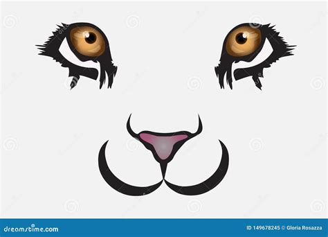 Cute Lion Face Logo Vector Stock Vector Illustration Of Cute 149678245