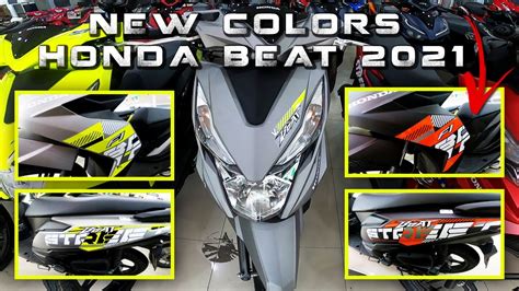 new honda beat standard 2021 color variants ph youtube