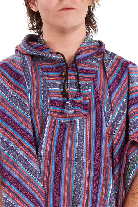 Festival Hippy Poncho, hooded plus size festival clothing | Altshop UK