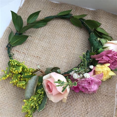 How To Make A Flower Crown With Images Party Flower Crown Flower