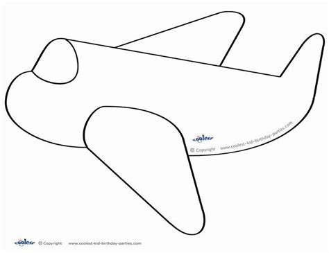 20 Airplane Template To Cut Out