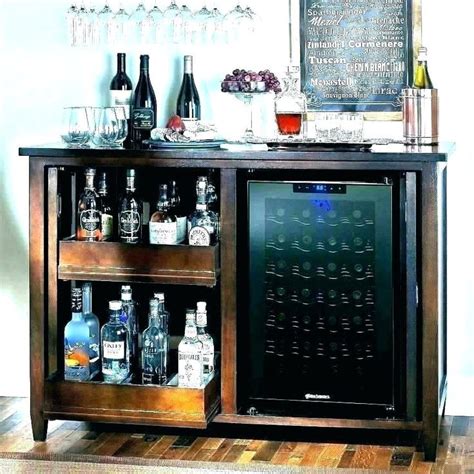 But a small rv type fridge/freezer goes a long way on a little propane. built in liquor cabinet - Google Search | Bar cart decor ...