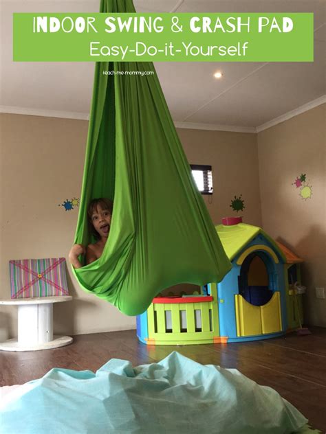 I have the long./wide version and thought that a need exists to have a protective cover when going to ground, (with the wife). DIY Indoor Swing & Crash Pad - Teach Me Mommy