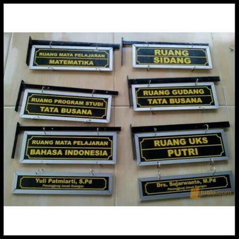 Jual Sign Board Gambar Papan Gantung Kelas Nama Ruangan Akrilik Shopee Indonesia