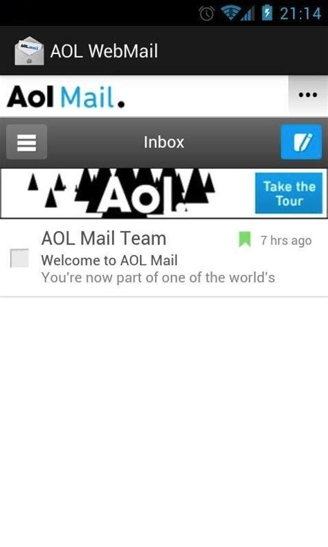 Aol Mail Webmail Free Android App Download Download The Free Aol