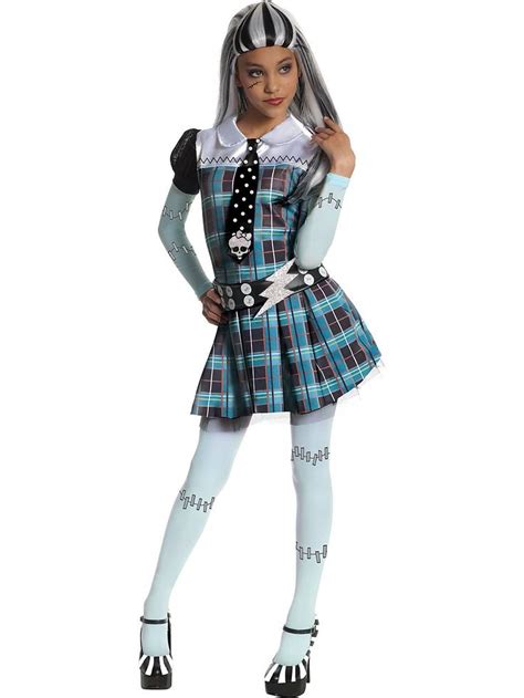 Girls Frankie Stein Monster High Costume Looks Fantasias Halloween