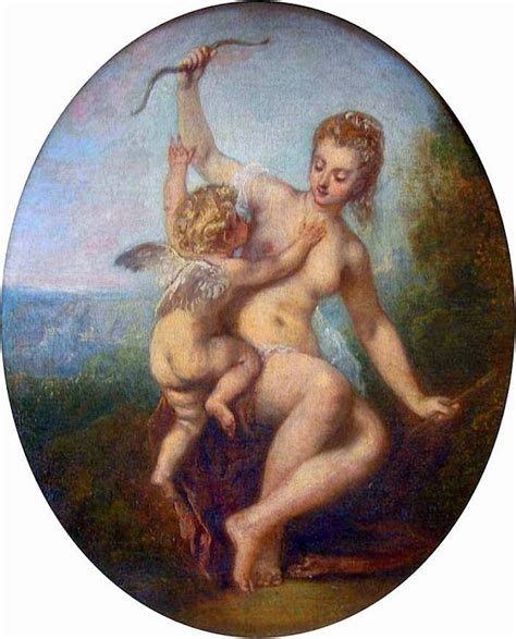 The Athenaeum Cupid Disarmed Jean Antoine Watteau Rococo