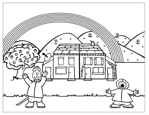 Rainbow coloring pages | free printable pictures Free Printable Rainbow Coloring Pages For Kids