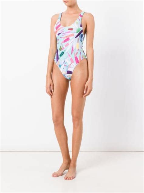 Mara Hoffman Print Swimsuit Farfetch