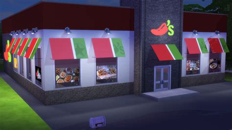 Bill L Sims 4 Cc Chilis Restaurant Stuff Hey All Here Is A Set To