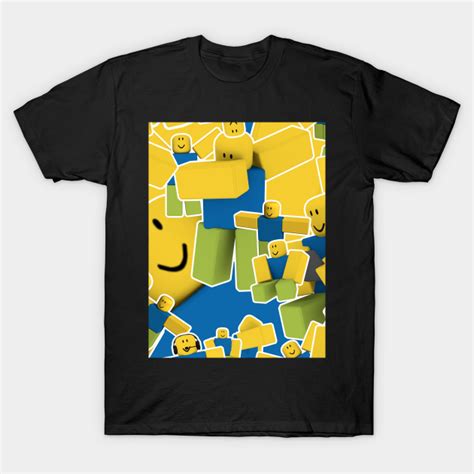 Roblox All The Noobs In The World Noob Pattern Roblox T Shirt