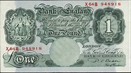 Great Britain One Pound Note 1949 Britannia|World Banknotes & Coins ...