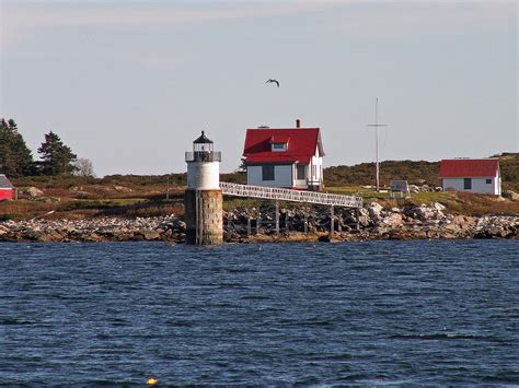 Ram Island Lighthouse Boothbay Harbor Maine Located In