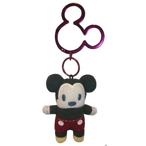 Mickey Mouse Pook A Looz Plush Keychain Disney