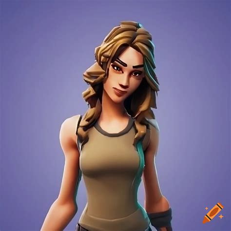 Fortnite Character With Long Brown Hair And Brown Eyes