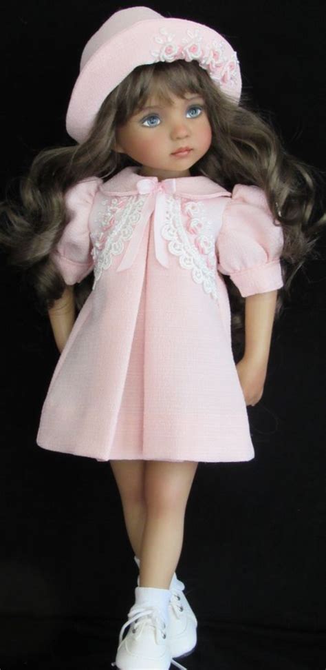 Vintage Stlye Dress Set Made For Effner Little Darling 13 Dolls