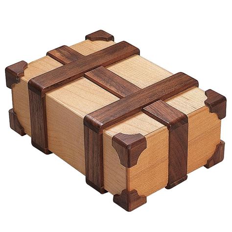 Kamei Treasure Chest Wood Puzzle Box Wooden Puzzle Box Puzzle Box