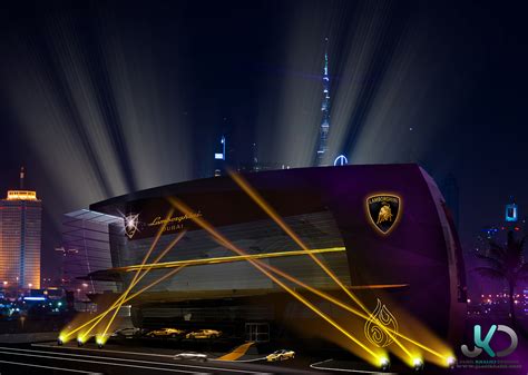Lamborghini Showroom Launch Dubai Behance