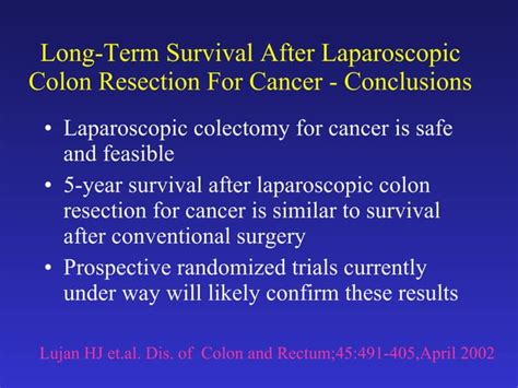 Laparoscopic Colon Resection Anterior Approach