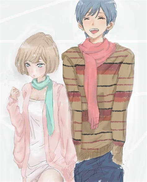 Cute Anime Couple By K0uxame On Deviantart