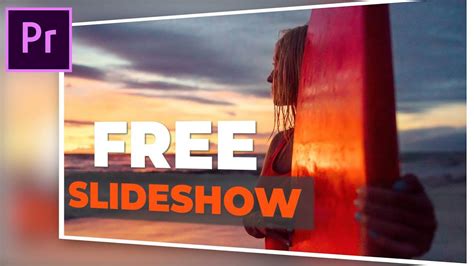 Adobe Premiere Pro Free Slideshow Template Video Mark
