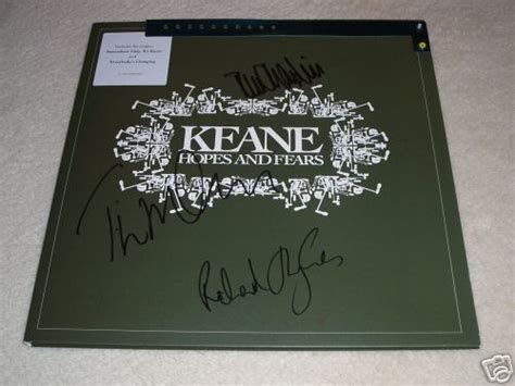 Keane Hopes And Fears Fully Signed Vinyl Lp