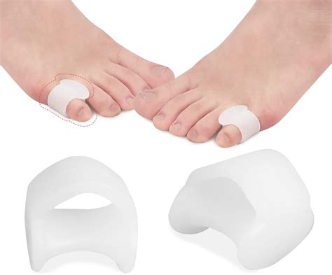 Buy Rooruns 8 Pack White Gel Toe Separators For Overlapping Toeshammer