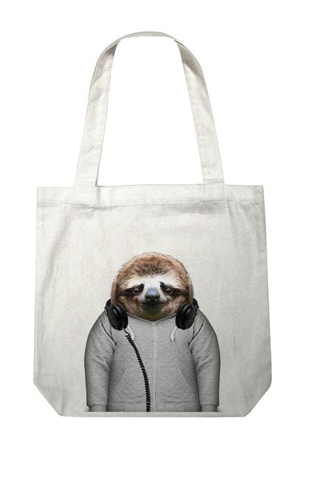 Sloth Canvas Tote Hardtofind Sloth Reusable Tote Bags Canvas