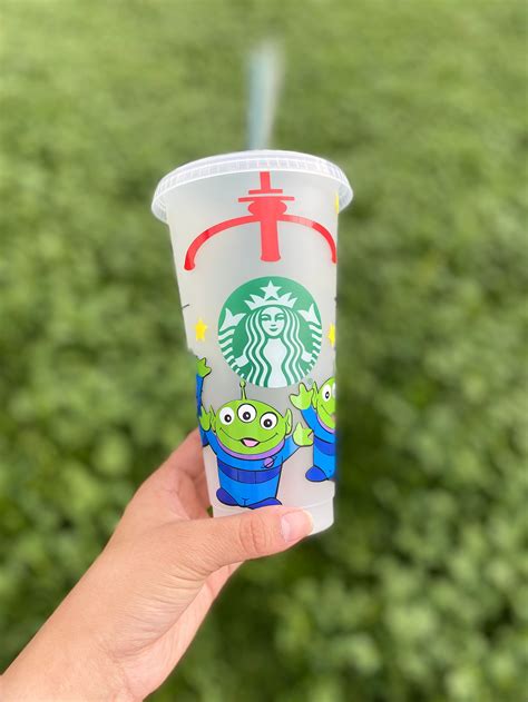 Aliens Starbucks Cup Toy Story Aliens Starbucks Cold Cup Etsy