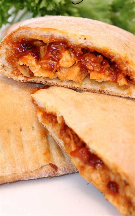 Barbecue Chicken Calzones Recipe Flavorite