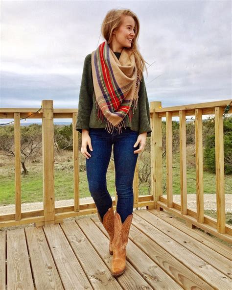 50 Cute Outfits To Wear With Cowboy Boots Cowgirl Boots Outfit