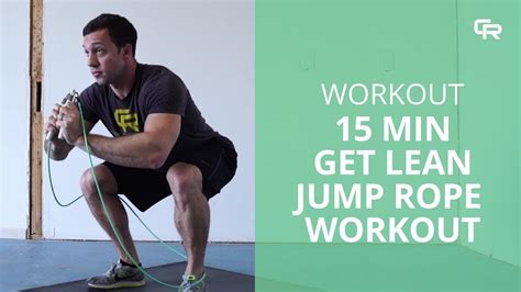 Jump Rope Workout Min Get Lean Jump Rope Workout Youtube