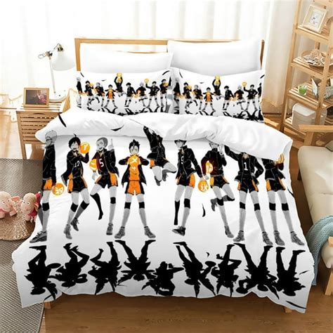 Haikyuu Bedding Sets Anime Bed Comforter Sets Twin Full Queen King