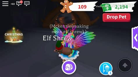 Making Neon Elf Shrewsee What People Trade For It Roblox Adopt Me