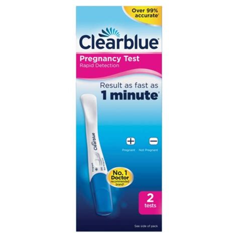 Clear Blue Pregnancy Test Box Ubicaciondepersonascdmxgobmx