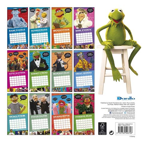 Muppet Stuff Muppets 2016 Calendar By Danilo