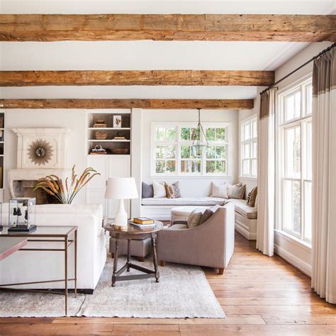 Transitional Living Room Is Rustic Welcoming Hgtv