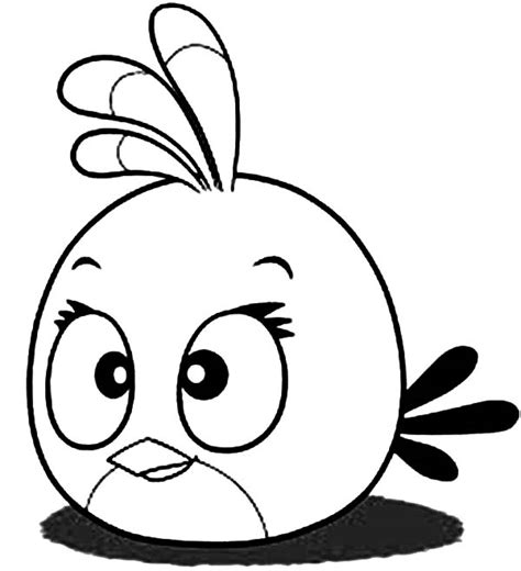 How To Draw Stella In Angry Bird Coloring Page Kids Play Color