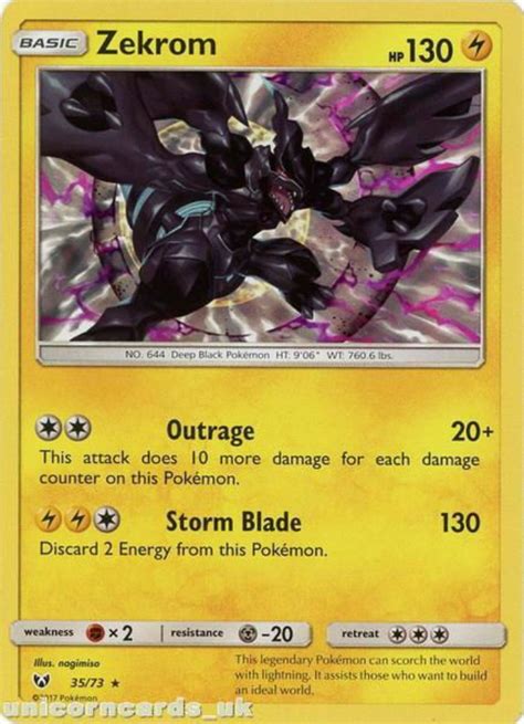 Check spelling or type a new query. 35/73 Zekrom Rare Holo Mint Pokemon Card Shining Legends:: Unicorn Cards - The UK's Leading ...