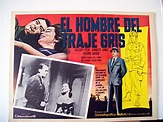 "EL HOMBRE DEL TRAJE GRIS" MOVIE POSTER - "THE MAN IN THE GREY FLANNEL ...